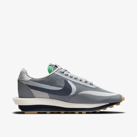 7M/8.5W - [NEW] Men's Nike LDWaffle x sacai x CLOT Shoes Grey DH3114-001 - Picture 3 of 9